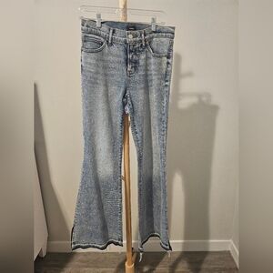 Express 70s Flare Mid Rise, Size 6R (NWOT; never worn)